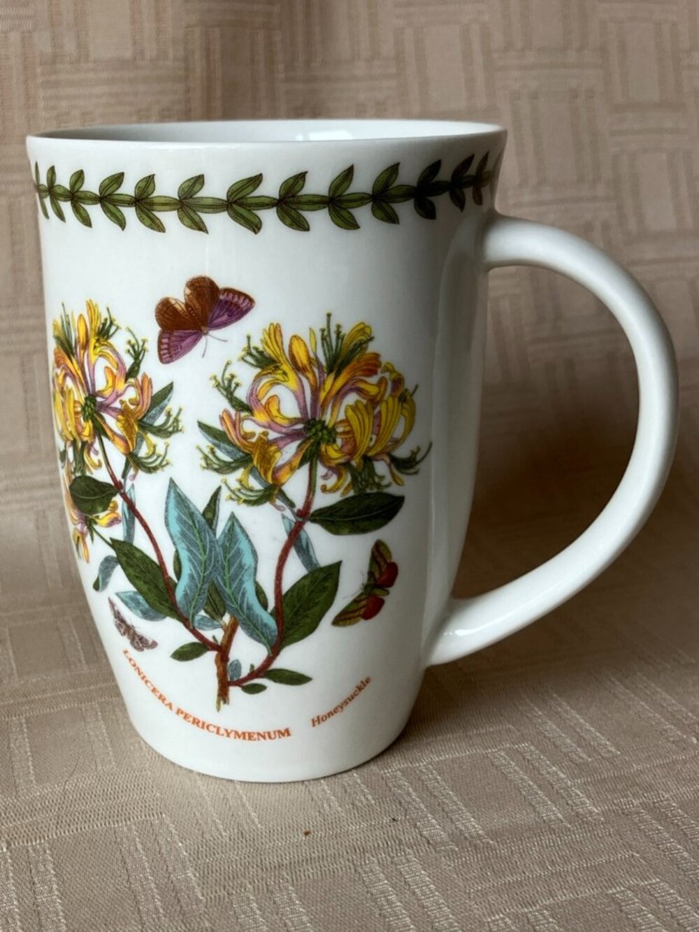 Portmeirion Pimpernel BOTANIC GARDEN Honeysuckle Aries Zodiac Mug Porcelain